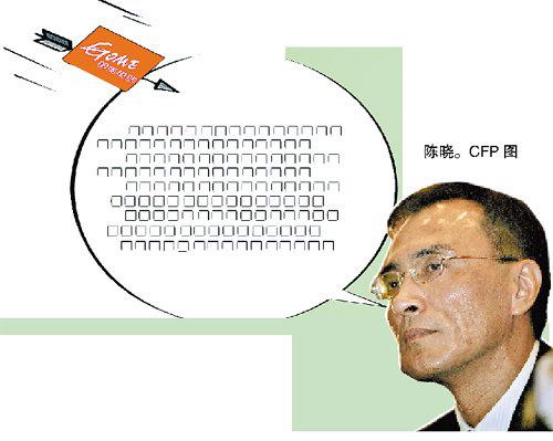 “一直在谋划起诉陈晓”